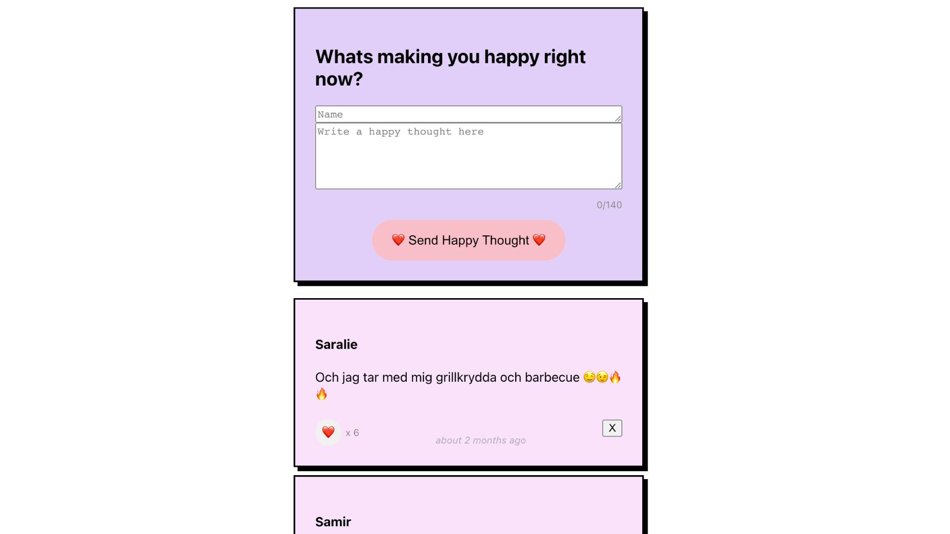 Happy Thoughts